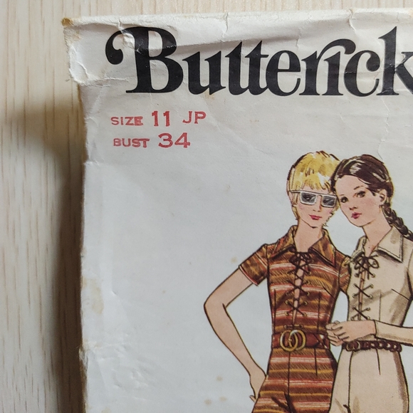 Vintage 1971 Butterick Pattern Jumpsuits - Picture 3 of 8